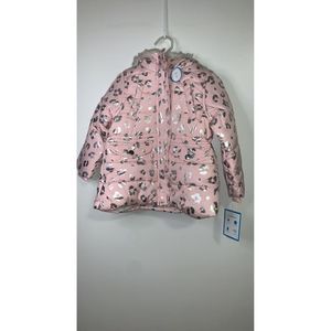 Carter's Pink Fluffy Snow Jacket with Fax Fur Hoodie